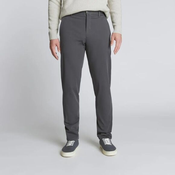 EVERLANE Men’s Straight Twill Stretch Chino Pant 40x30 Gray Regular Fit NWT B56 - Picture 1 of 6
